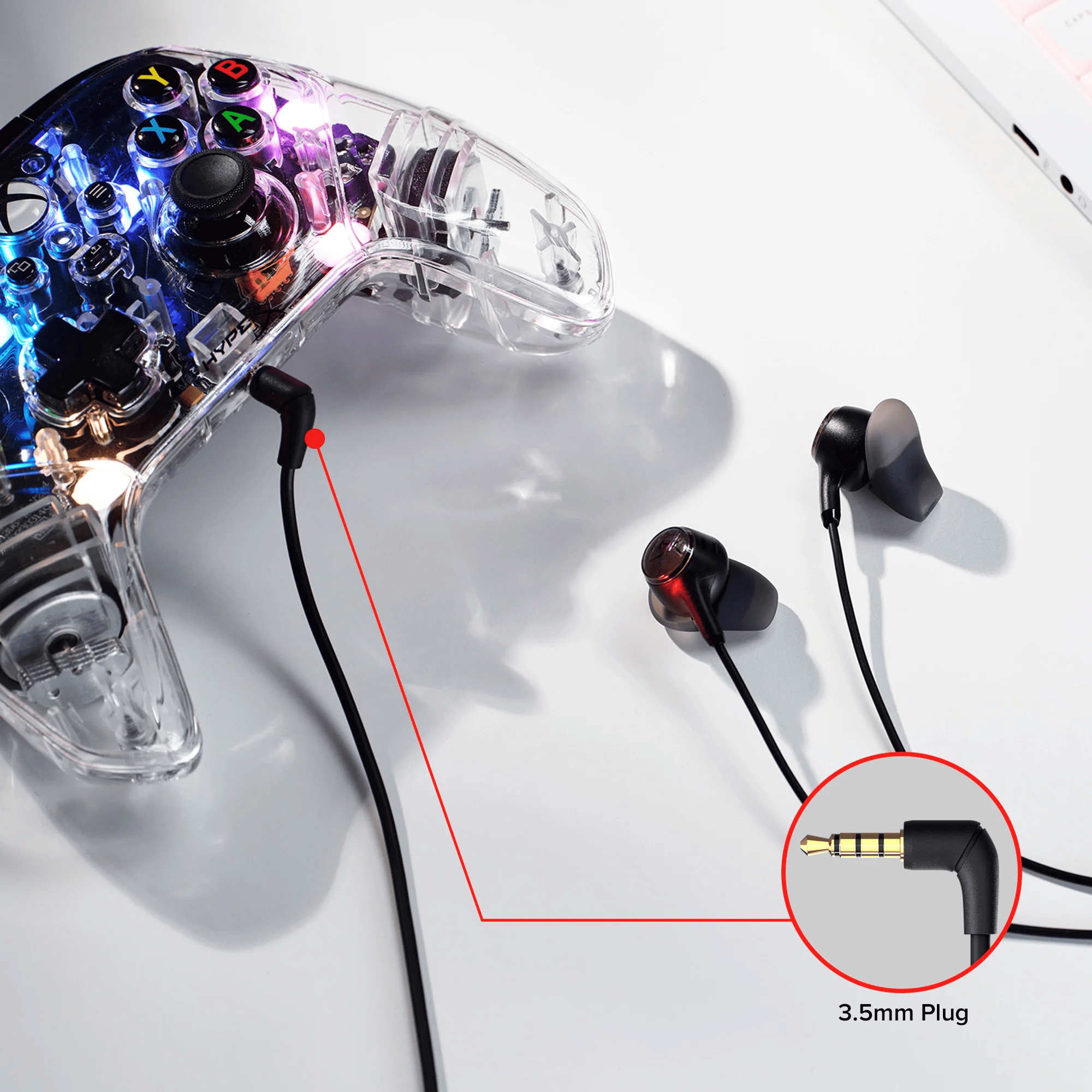 سماعه هايبر اكس كلاود III 3 الاصدار الجديد المصغر Hyperx EarBuds Cloud III 3.5mm